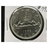 1966 Canadian Silver Dollar