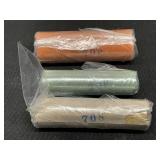 1970-P & 1970-S Rolls of Quarter/Dime/Nickel