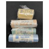1971-D Rolls of Half Dollar/Quarter/Dime/Nickel