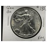 1997 American Silver Eagle Dollar *Key Date*