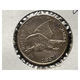 1857 Flying Eagle 1-Cent Coin