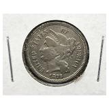 1876 3-Cent Coin