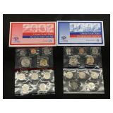 2002 US Mint D&P Uncirculated Coins/Quarters Sets