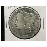 1901-O Morgan Silver Dollar