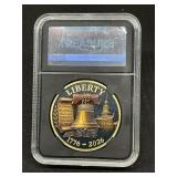 4th of July  1776-2026 Liberty Bell Cased Coin