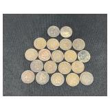Bag of 20 Indian Head Pennies