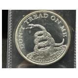 One Oz. Silver ï¿½Donï¿½t Tread on Meï¿½ Round