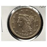 1842 Large Cent