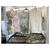 Assorted Camo Shirts & Camo Pant