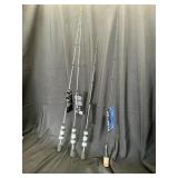Clam meat stick ice fishing rods