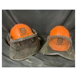 Two Used Pro Forest Chainsaw Safety Helmet