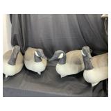 Four Cabelas Real Image Plus Floating Goose Decoys