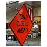 Dicke Safety Fold & Roll Sign Stand
