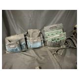 Assorted Tool Belts & Measuring Tape