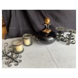 Ginger Jar & Candle Holders