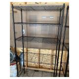 Black Metal Shelving