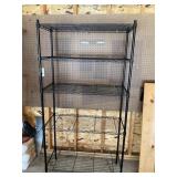 Black Metal Shelving