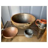VTG Wooden Bowl & More