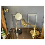 Vintage Polished Brass Lamp & more
