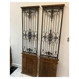 2 Tall Rustic Architectural Wall Panels