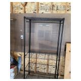 Black Metal Shelving