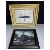 Remembering the RMS Titanic, Framed & 1912 Coin