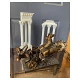 Toscano Circus Roman Chariot Statue