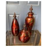3- Vases With Vibrant Colors