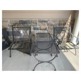 4-Piece Wrought Iron Patio Set