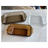 3- Anchor Hocking Baking Dishes