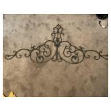 Lg Wrought Iron Scroll Decorative Wall Hanging