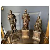 Plato, Socrates & Aristotle Statues