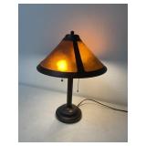 Mission Style Mica Shade Accent Lamp