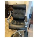 Plush Tufted High-back Leather Office Chair