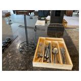 Misc Silverware & Paper Towel Holder