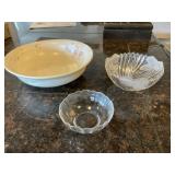 Pfaltzgraff & MIKASA Crystal Bowls