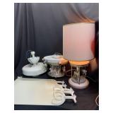 Carousal Horse Lamp & Fan/Light Fixture