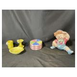 Vintage Ceramic Bathroom Set