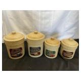 Treasure Craft/Pottery Canister Set