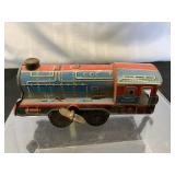 VTG Western German Wind-Up Tin Toy Train