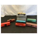 VTG HO Scale Train Cars- Caboose, Box Cars & More