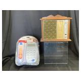 Vtg Motorola AM/FM radio&Sylvania Caller ID