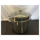 Stainless Steel Stock Pot With Steamer