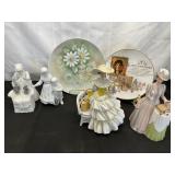 VTG Dept 56 & 2-1990 Avon Porcelain Ladies