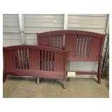 Queen Size Sleigh Headboard & FootBoard.