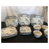 222 Fifth Adelaide Blue Dinner Ware