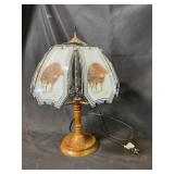 3-way touch table lamp Brass Base