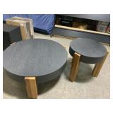 Round Coffee Table & End Table