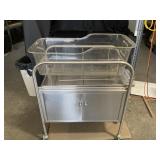 Stainless Steel Infant Hospital Bassinet