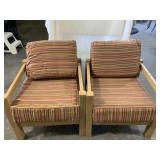 Solid Wood Frame Arm Chairs
